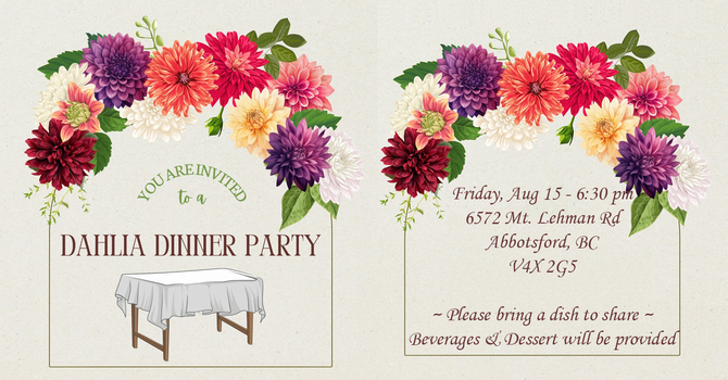 Dahlia Dinner
