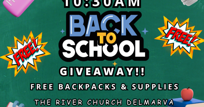 Sunday Service - Back to School supply giveaway