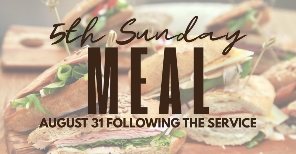 5TH SUNDAY MEAL
