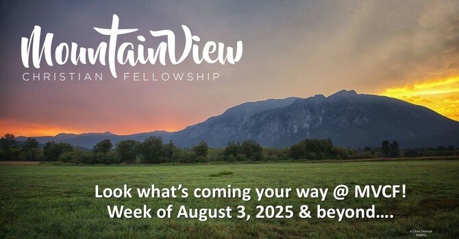 Announcements Week of August 10, 2025 image