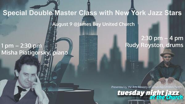 Special Double Master Class with NYC Jazz Stars