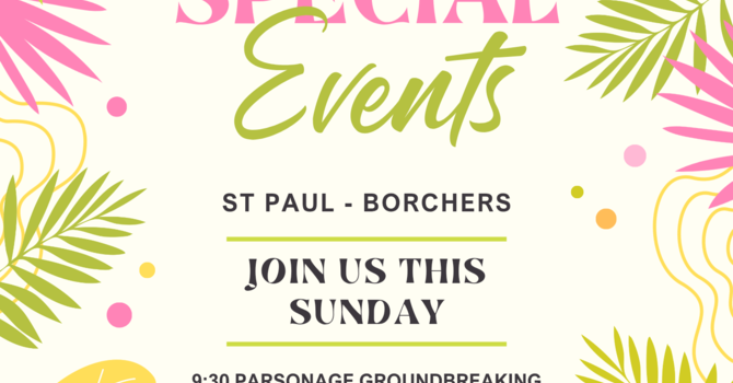 Special Events for Sunday, August 10