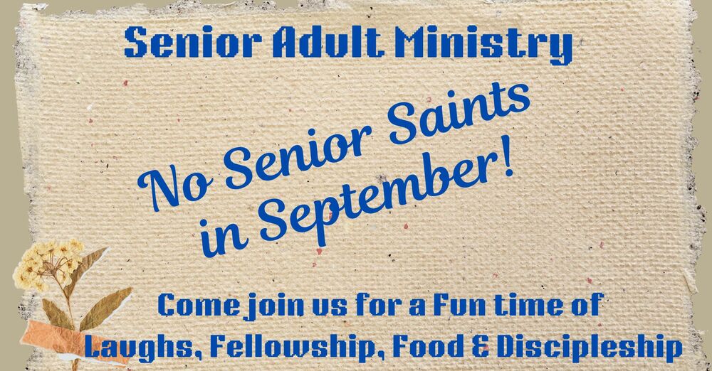 Senior Adult Ministry