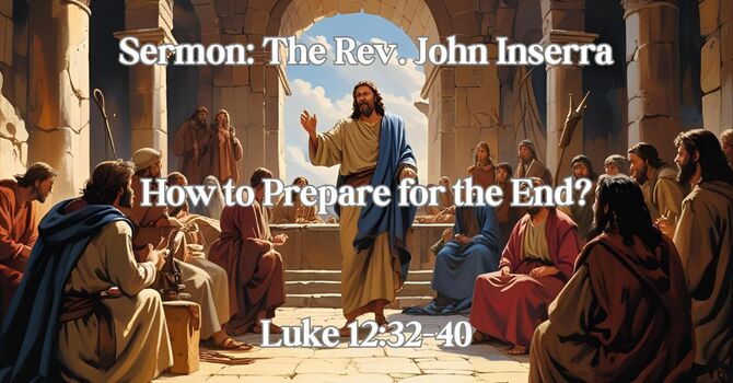 Sermon: The Rev. John Inserra (How to Prepare for the End? [Luke 12:32-40])