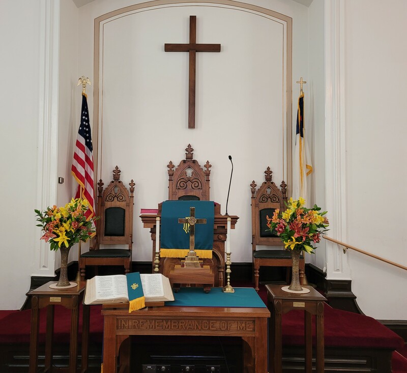 Services at Franklin UMC on August 10, 2025 with Pastor Mike Loudermilk
