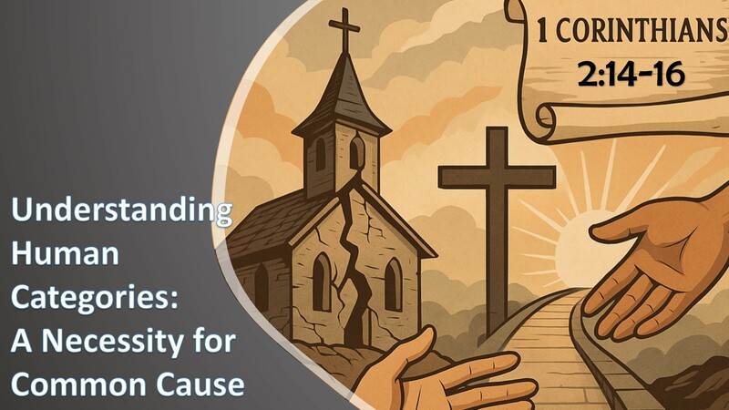 Understanding Human Categories: A Necessity for Common Cause