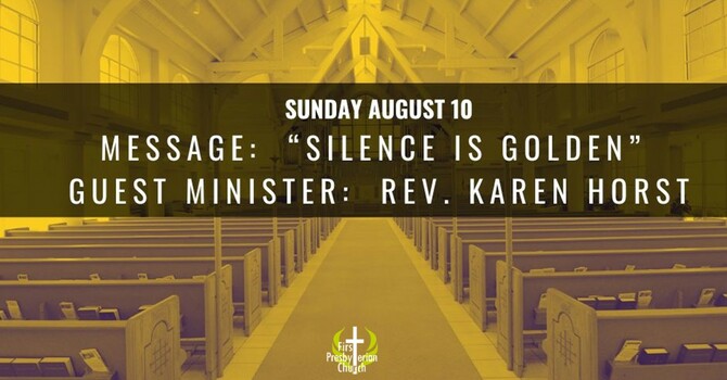 Sunday August 20 Worship Service
