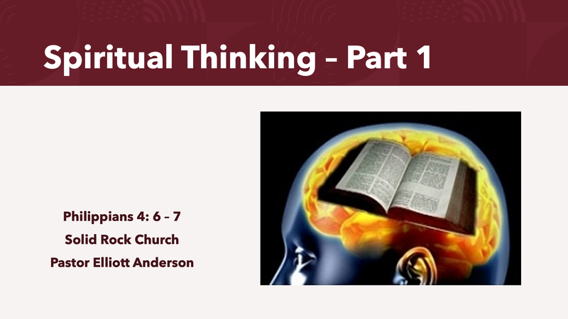 Spiritual Thinking Part 1