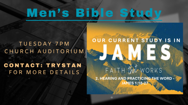 MEN'S BIBLE STUDY GROUP 