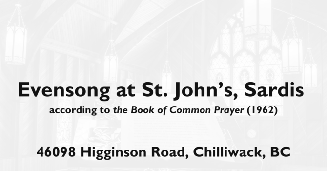 Evensong at St. John's