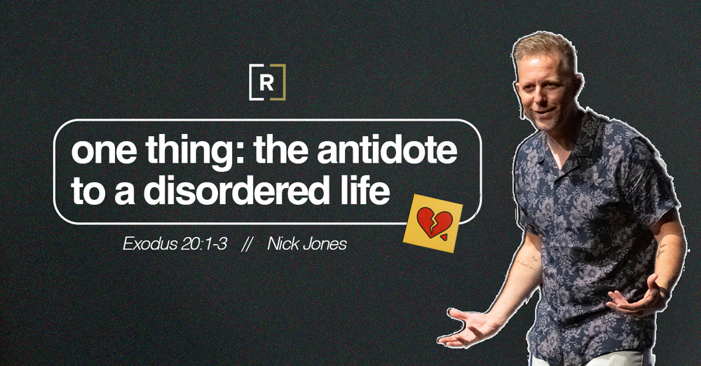One Thing: The Antidote to a Disordered Life