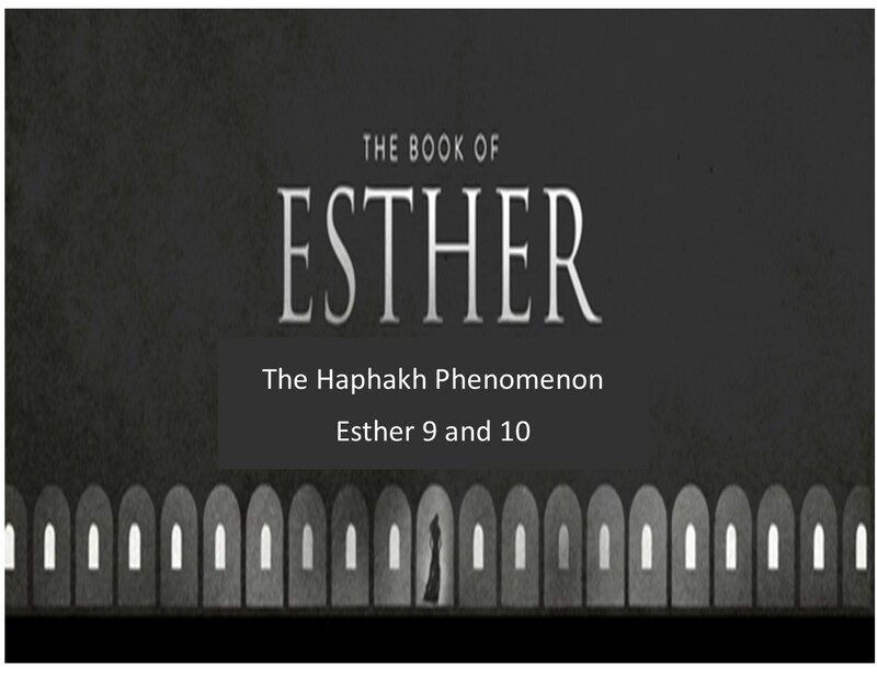 The Haphakh Phenomenon
