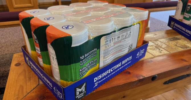 Disinfectant Wipes for Pottsboro Schools  image