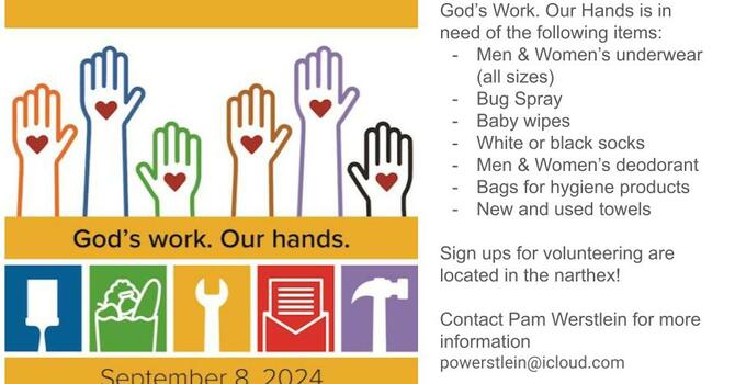 God's Work. Our Hands image