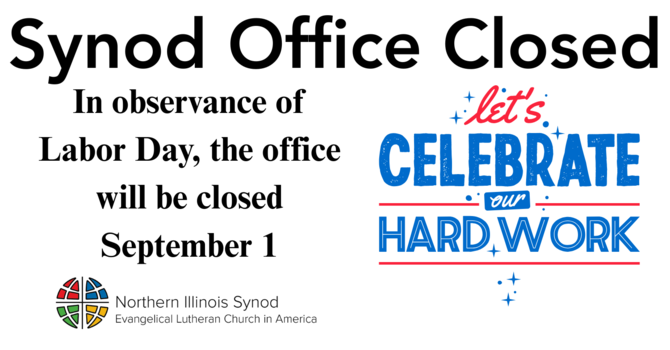 Synod Office Closed