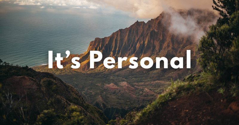 It's Personal