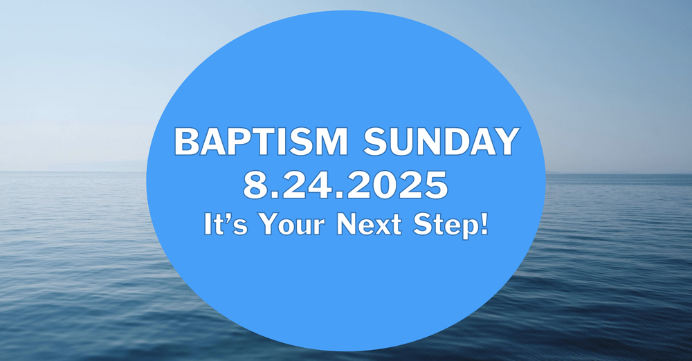 Baptism Sunday