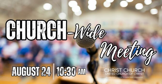 Special Congregational Meeting 