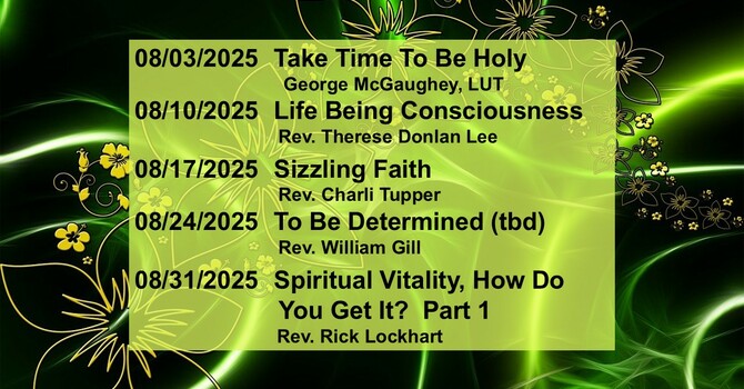 August Messages image