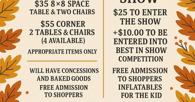 Vendor Fair & Car Show