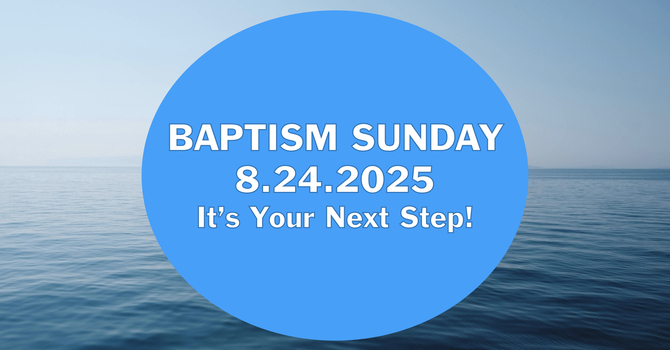 Baptism Sunday