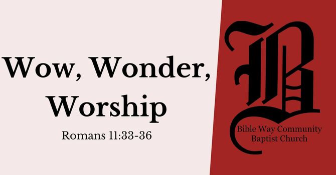 Wow, Wonder, Worship