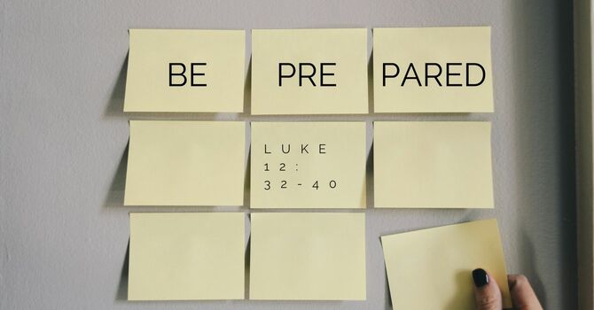 Be Prepared