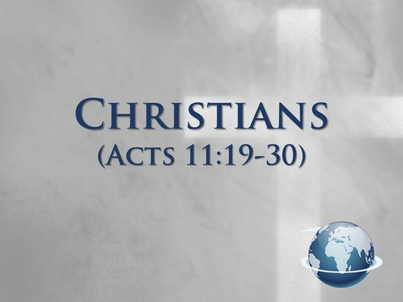 CHRISTIANS