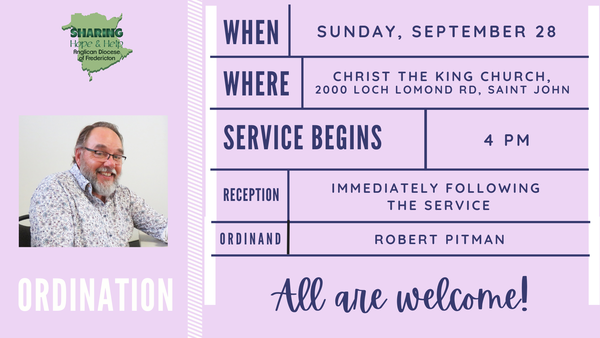 Ordination of Robert Pitman