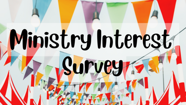 Ministry Interest Survey