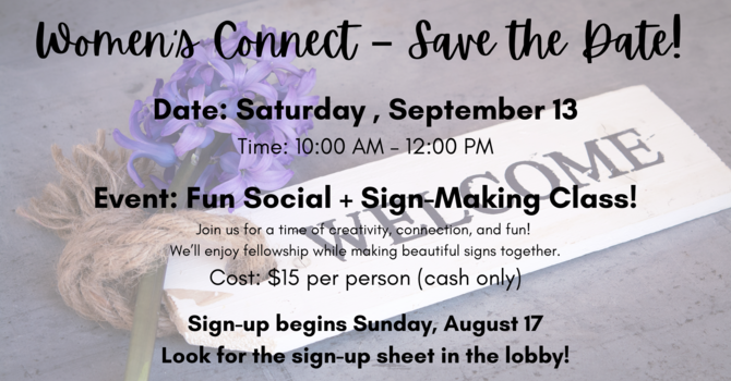 Women's Connect Social