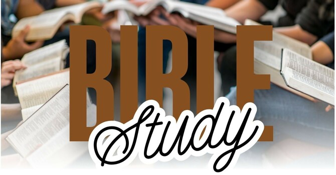 Dinner/Bible Study (Men's & Women's) 