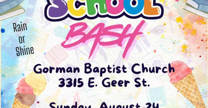Back to School Bash