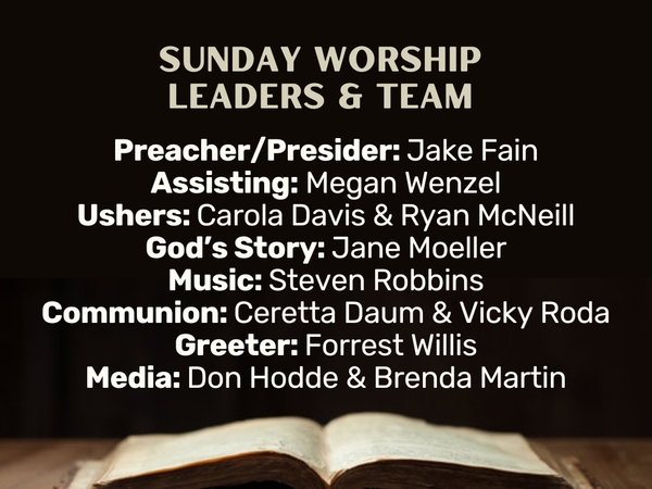 Leading us in Worship