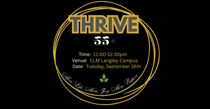 Thrive 55+ Gathering