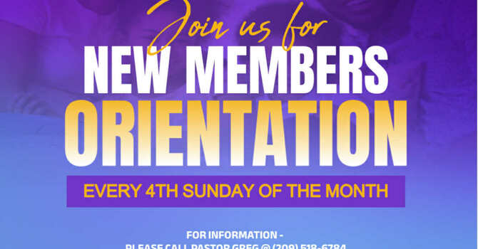 New Members Orientation