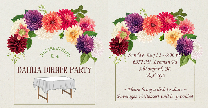 Dahlia Dinner