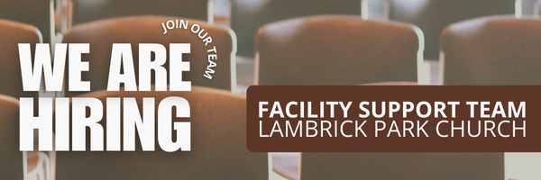 We're Hiring Facility Support