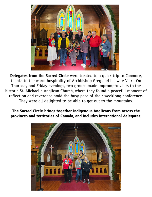 Sacred Circle Visits St. Michael's