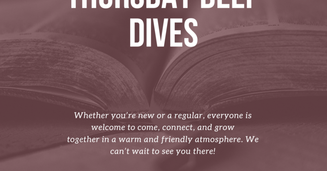 Thursday Deep Dives