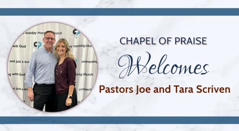 Special Speaker Pastors Joe and Tara Scriven