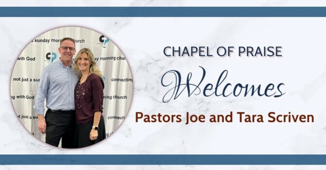 Special Speaker Pastors Joe and Tara Scriven