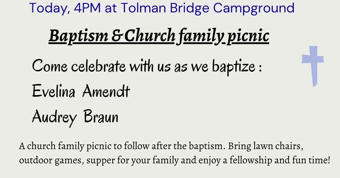 Baptism & Church Family Picnic