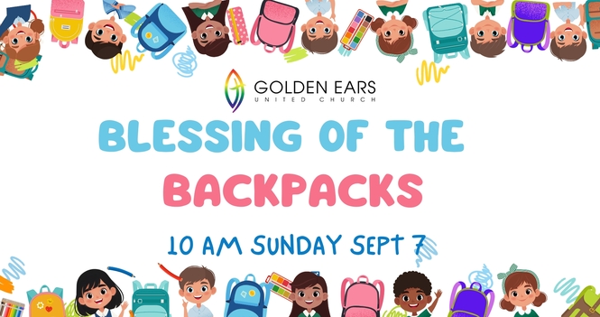 BLESSING OF THE BACKPACKS