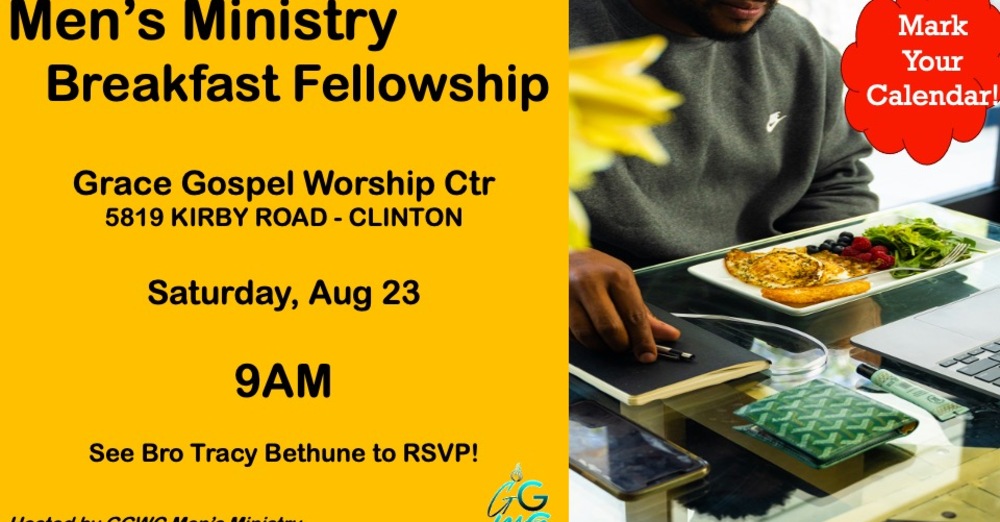 Men's Ministry August Fellowship