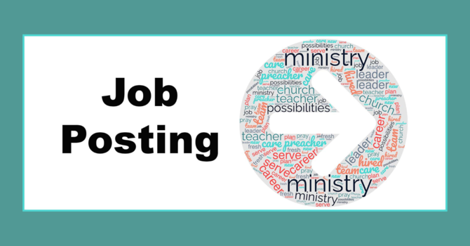 Part-time Children's Ministry Coordinator Job Posting