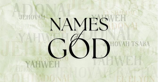 Names of God - Yahweh