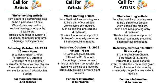 Music & Art Sale - Call for Artists image