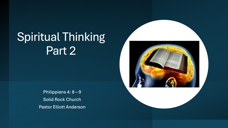 Spiritual Thinking Part 2