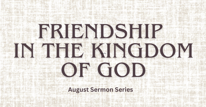 Friendship is for the Good of the World